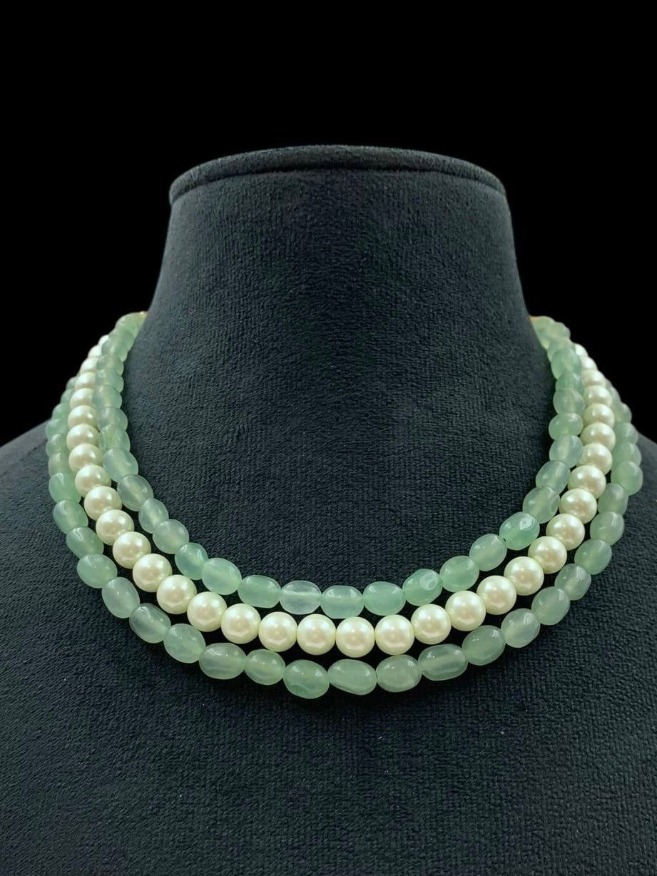 Beads & Pearl Choker | South Indian jewelry