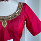 Designer blouse | Cotton silk embroidery blouse