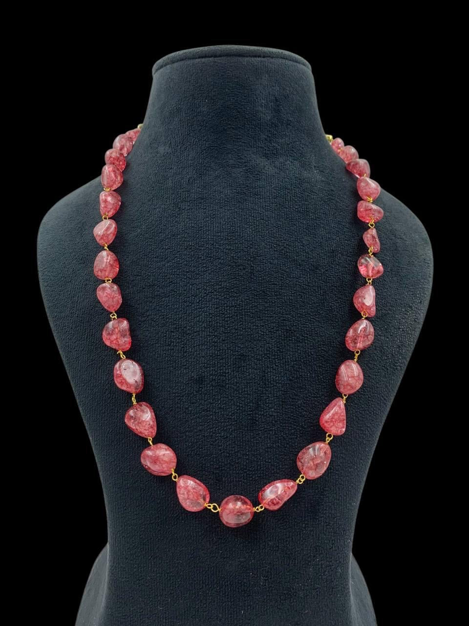 Quartz Stones Necklace | Indian Beads Necklace  | Gift Idea