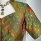 Multi shade orange buti blouse | custom blouse | Saree blouses in USA