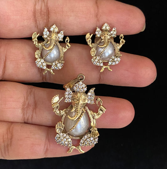 Ganesha pendant set | Indian jewelry in USA