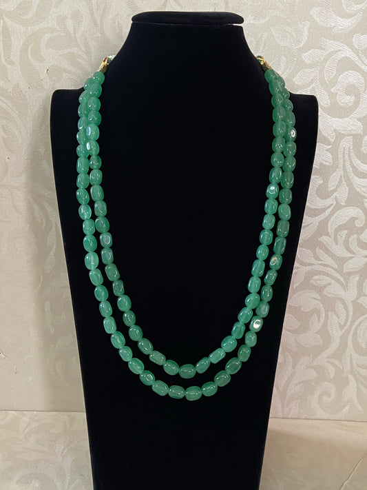 Gem grade onyx beads necklace | Indian beads necklace