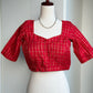 Red pure silk blouse | Saree blouse | Custom blouse