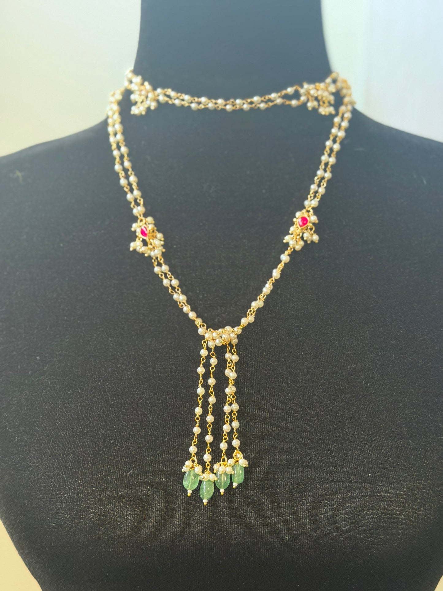 Pearl Kundan Hair Accessories | Traditional Indian Jewelry