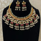 Jadau kundan guttapusalu set | bridal jewelry | Jadau kundan jewelry