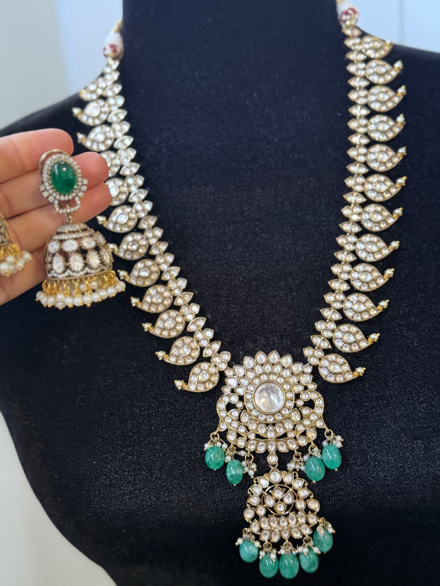 Traditional kundan Mango Haram | Latest  Necklace | Indian bridal jewelry