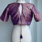 Purple brocade blouse | Saree blouses in USA