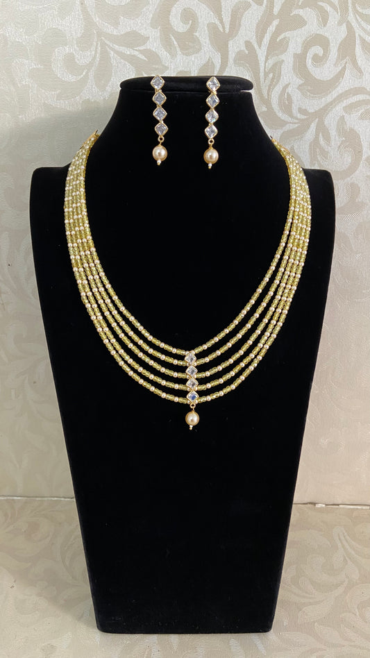 Premium stones Necklace Set | Indian Traditional Jewelry In USA