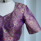 Purple brocade blouse | Saree blouses in USA