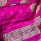 Pure Khaddi Georgette Banaras Bandini Saree | Sarees in USA