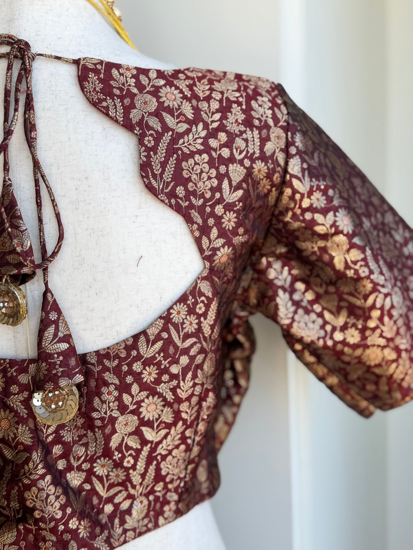 Banaras Brocade Blouse | Saree blouses in USA | Boutique blouses