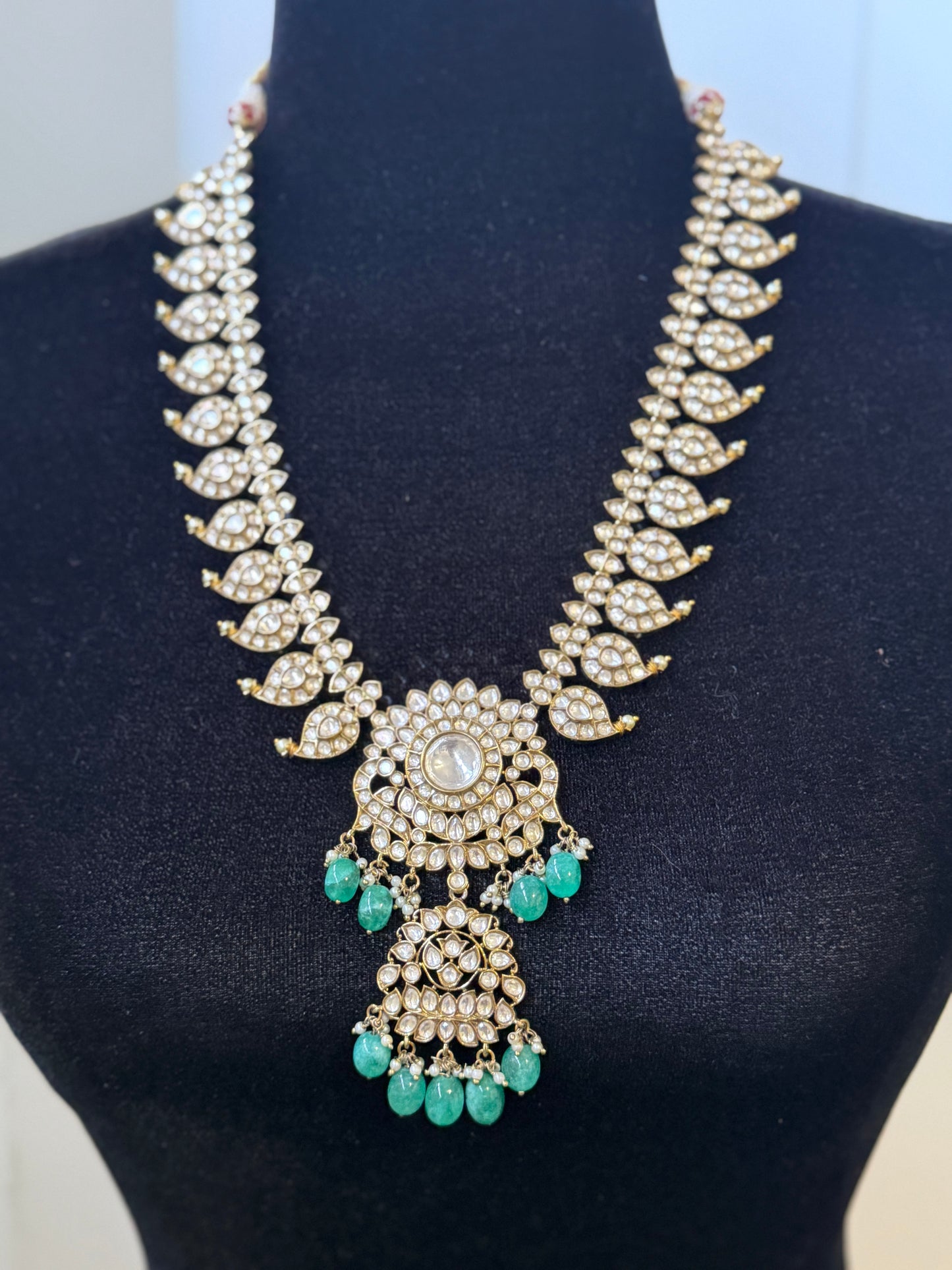 Traditional kundan Mango Haram | Latest  Necklace | Indian bridal jewelry