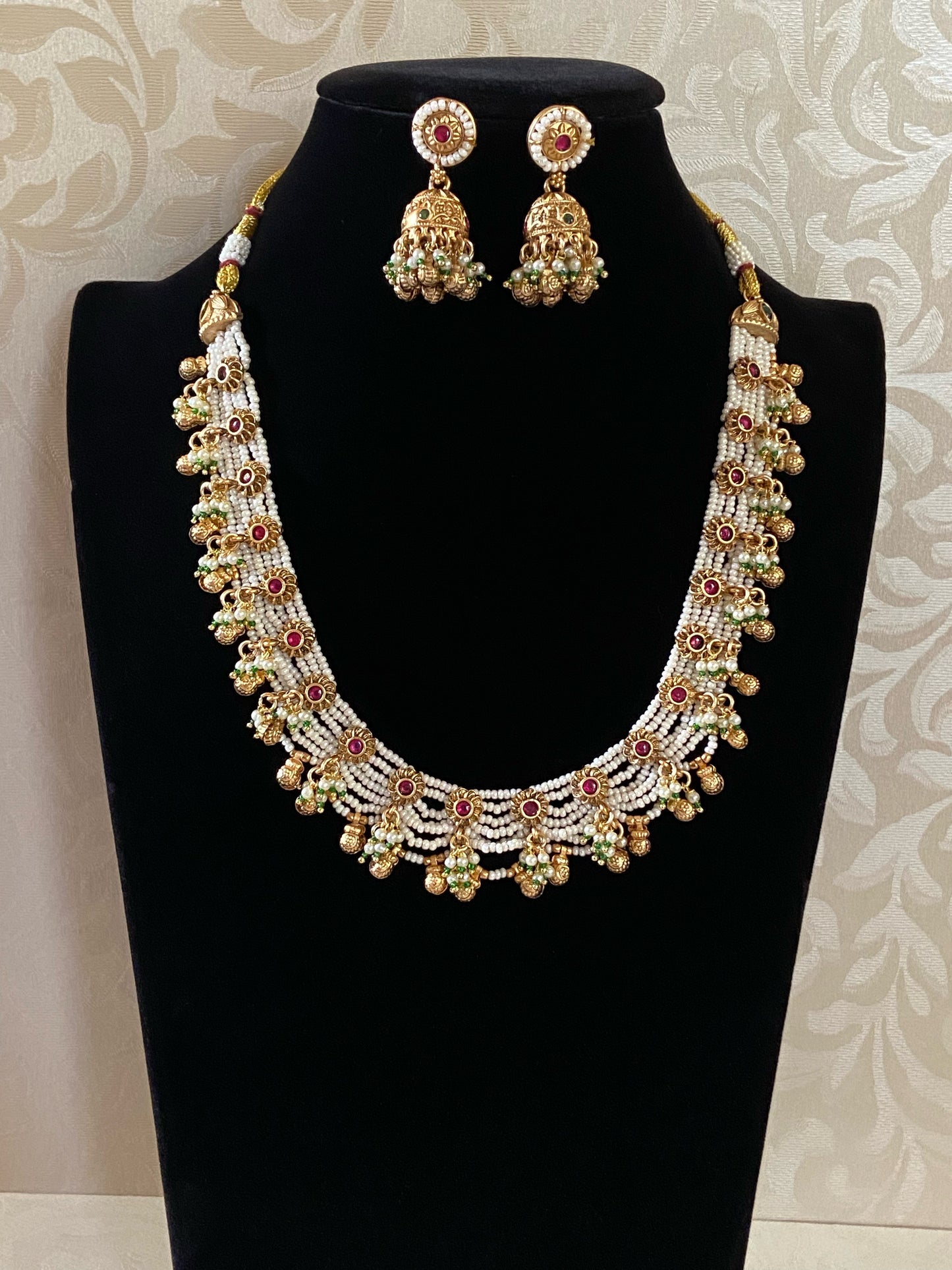 Exclusive pearls necklace | Indian jewelry in USA | Latest Indian jewelry