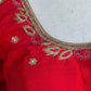 Red embroidery blouse | Bridal saree blouse | custom embroidery blouse