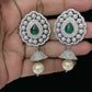 Diamond look alike earrings