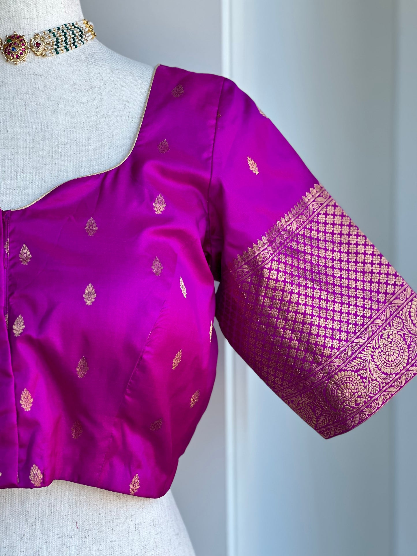 Pure silk blouse | saree blouses in USA | Custom blouse