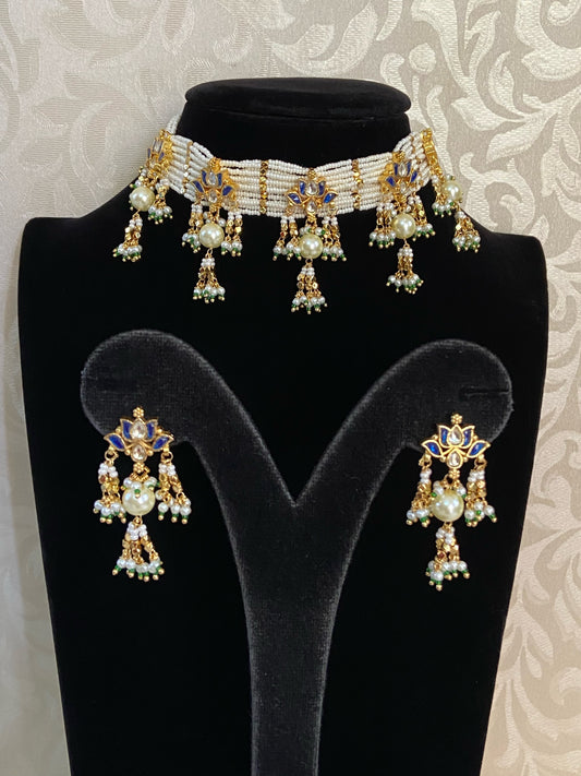 Ahamadabadi kundan pearls choker | Latest Indian jewelry