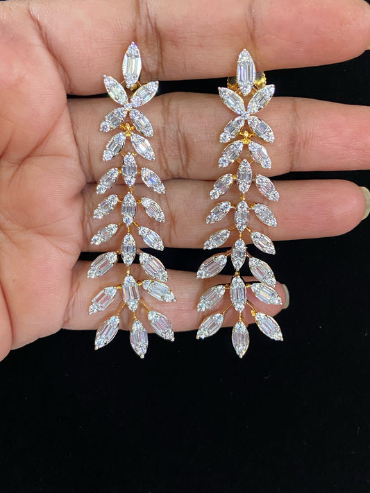 CZ earrings | Indian jewelry in USA