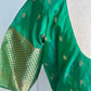 Green pure silk blouse | Saree blouses in USA | Saree blouses online