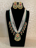Ahmedabadi kundan long pearls necklace | Latest Indian jewelry in USA