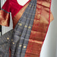 Handloom Chanderi pattu saree | Pattu saree with blouse