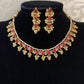 Ahmedabadi kundan necklace with earrings | Kundan necklace