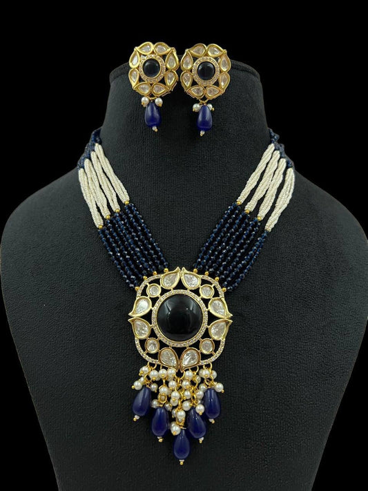 Kundan pendant necklace | Handmade necklace