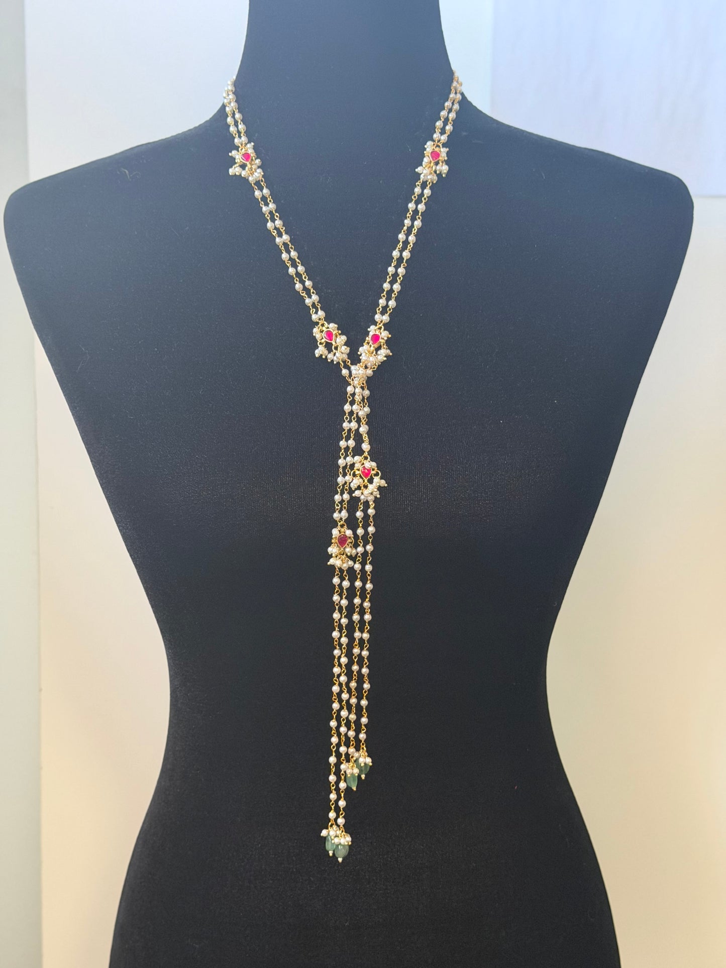 Pearl Kundan Hair Accessories | Traditional Indian Jewelry