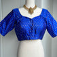 Blue buti blouse | Saree blouses in USA