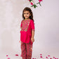 Girls Stunning Kurta & Printed Trouser