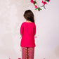 Girls Stunning Kurta & Printed Trouser