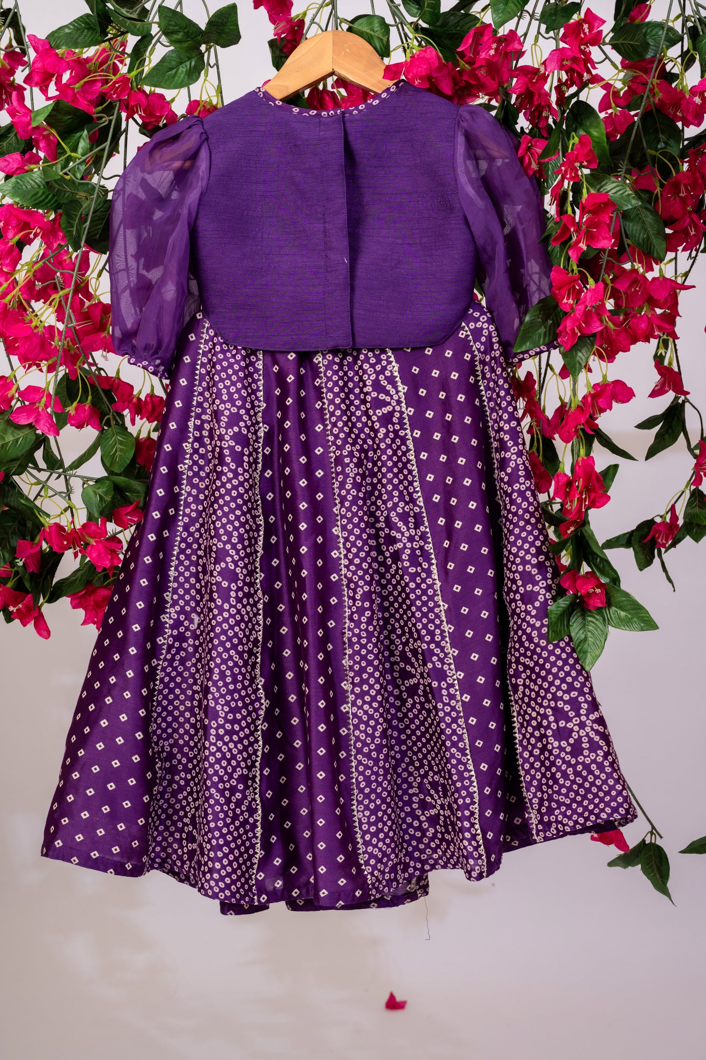 Girls Purple Top & Skirt