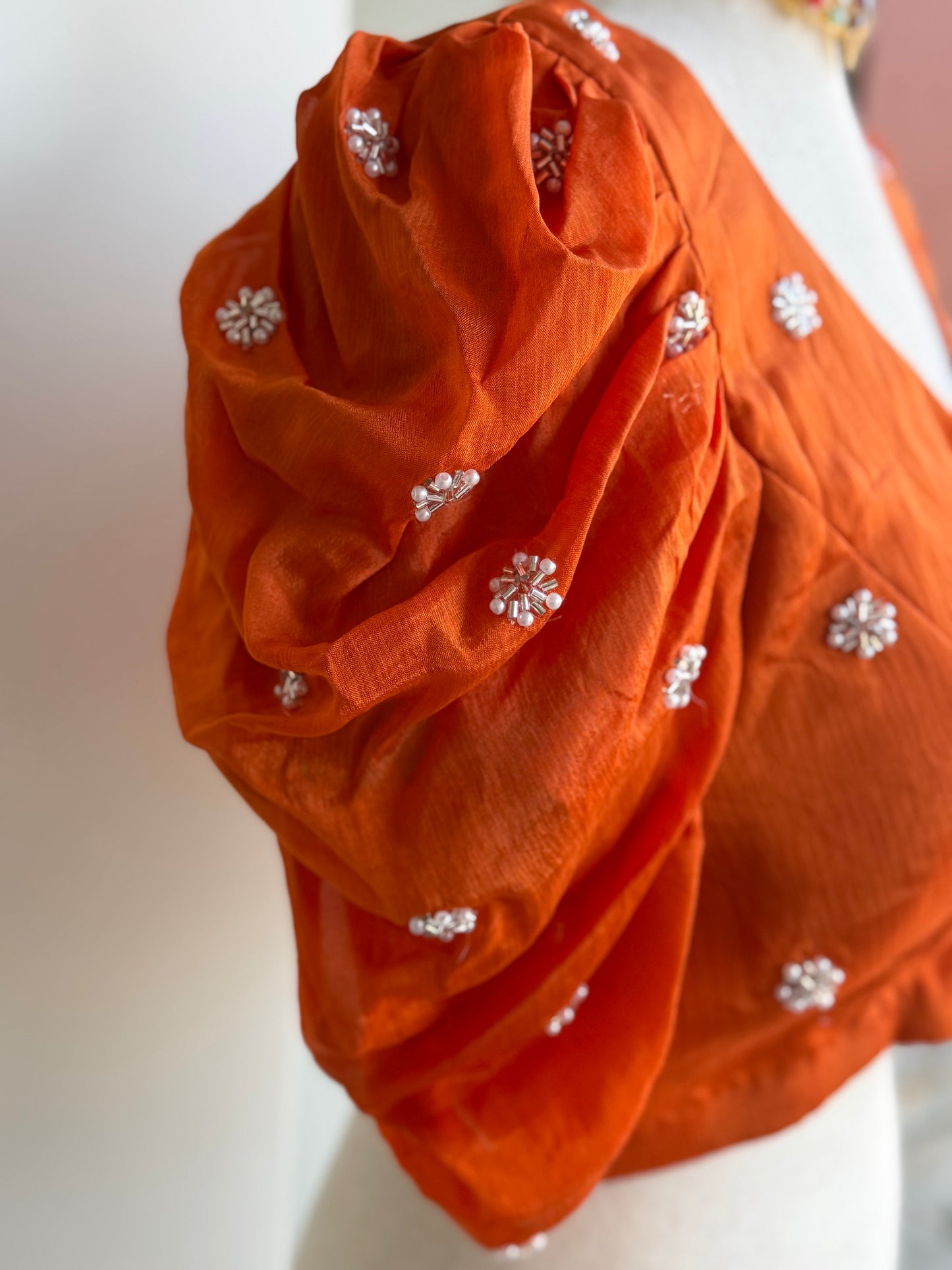 Georgette Embroidery Blouse | Custom Blouse