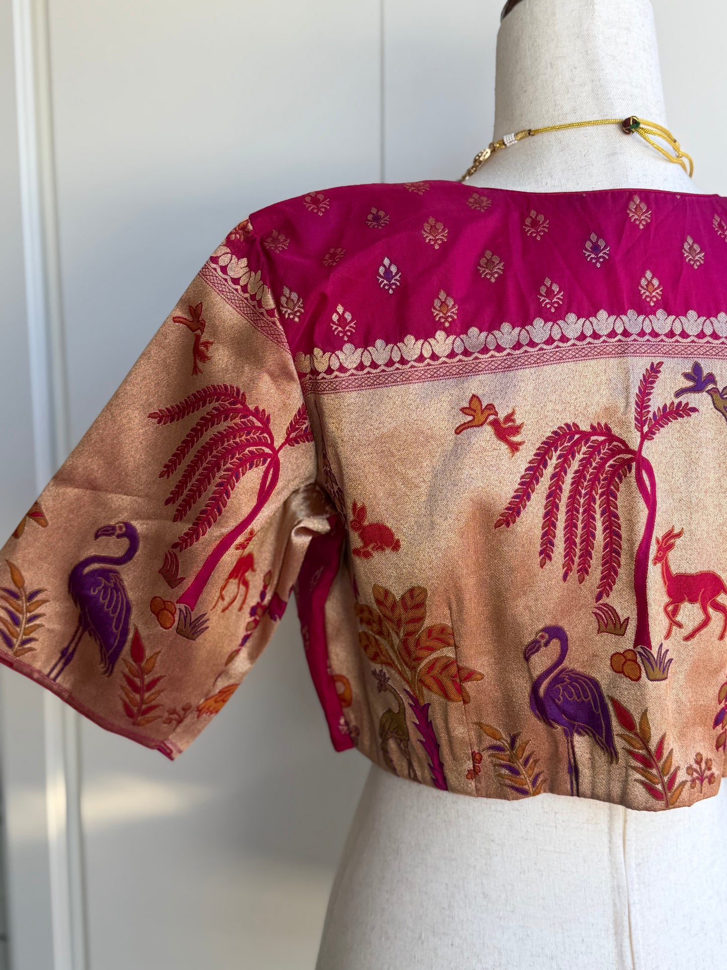Banaras Brocade Blouse | Saree Readymade Blouses in USA