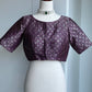 Purple brocade blouse | Saree blouses in USA