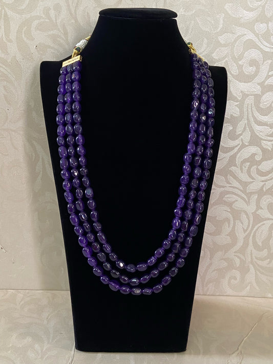 Gem grade onyx beads necklace | Indian jewelry in USA