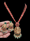 Coral temple necklace | Indian jewelry in USA