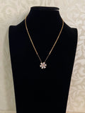 Ad flower mangalsutra | Black beads necklace