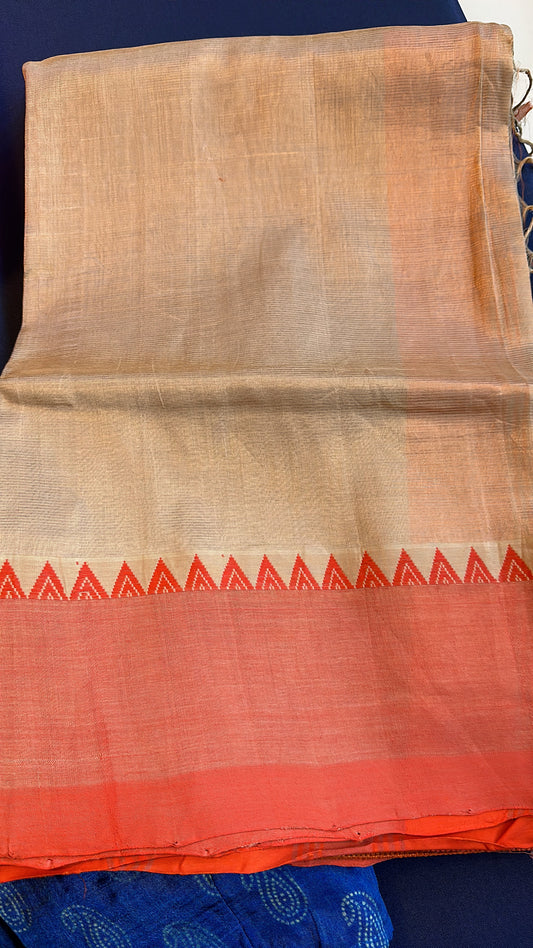 Thread border Mangalagiri silk saree