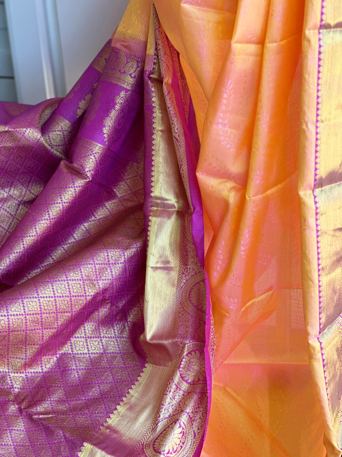 Kanjivaram soft silk saree | Light weight pattu saree | Silk mark certified saree