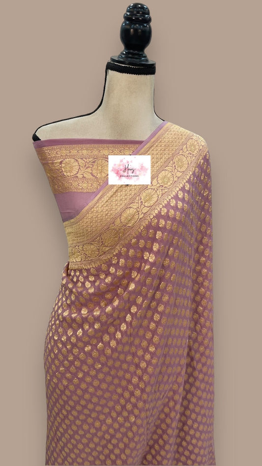 Pure Georgette Banarasi Saree