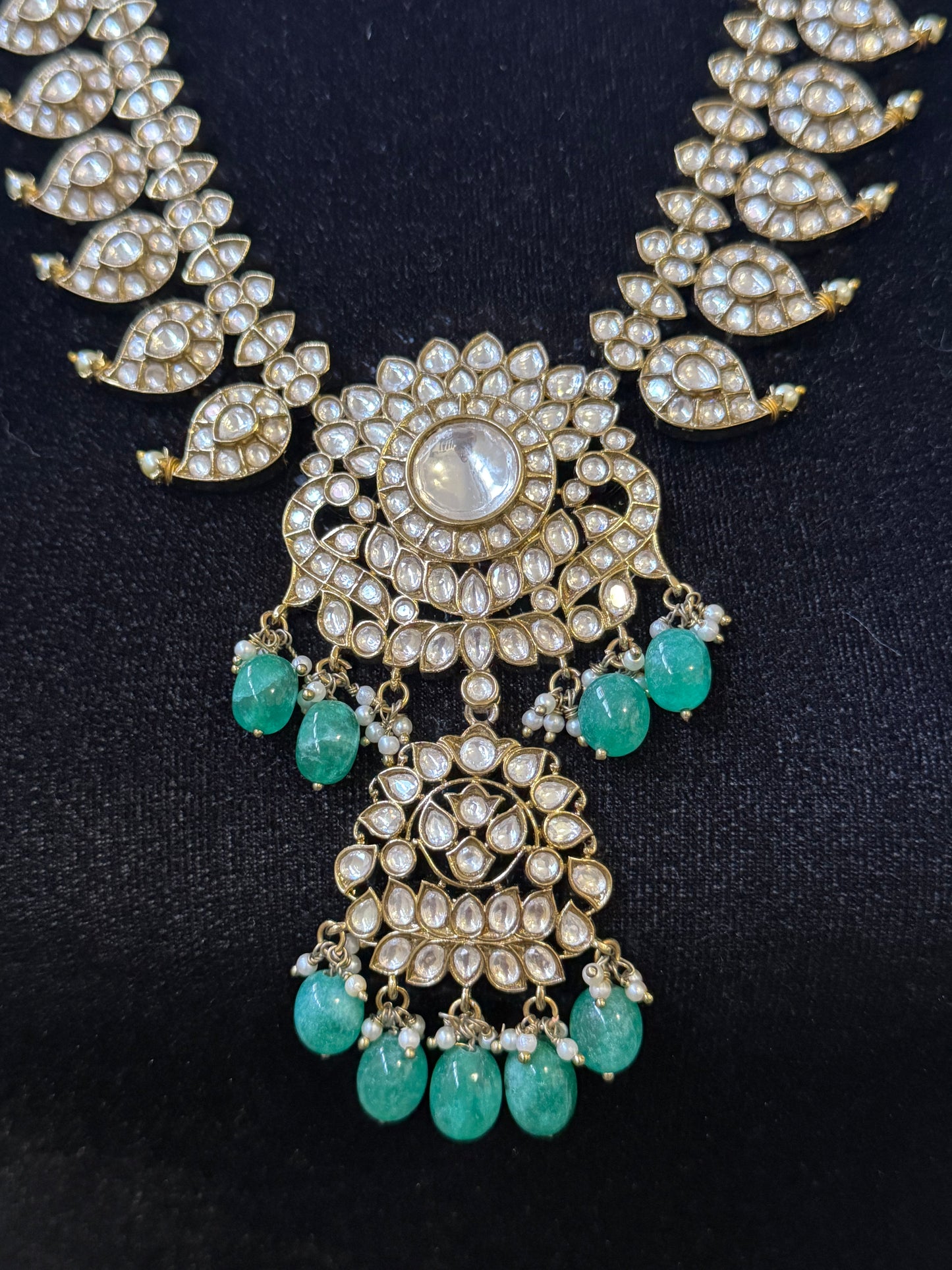 Traditional kundan Mango Haram | Latest  Necklace | Indian bridal jewelry