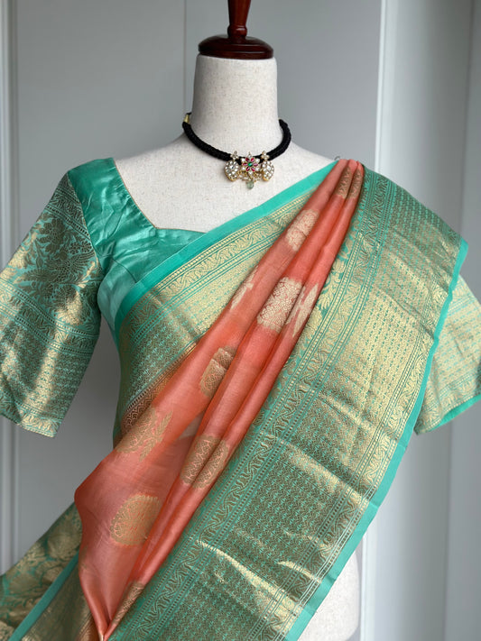 Pure organza saree | Party wear saree