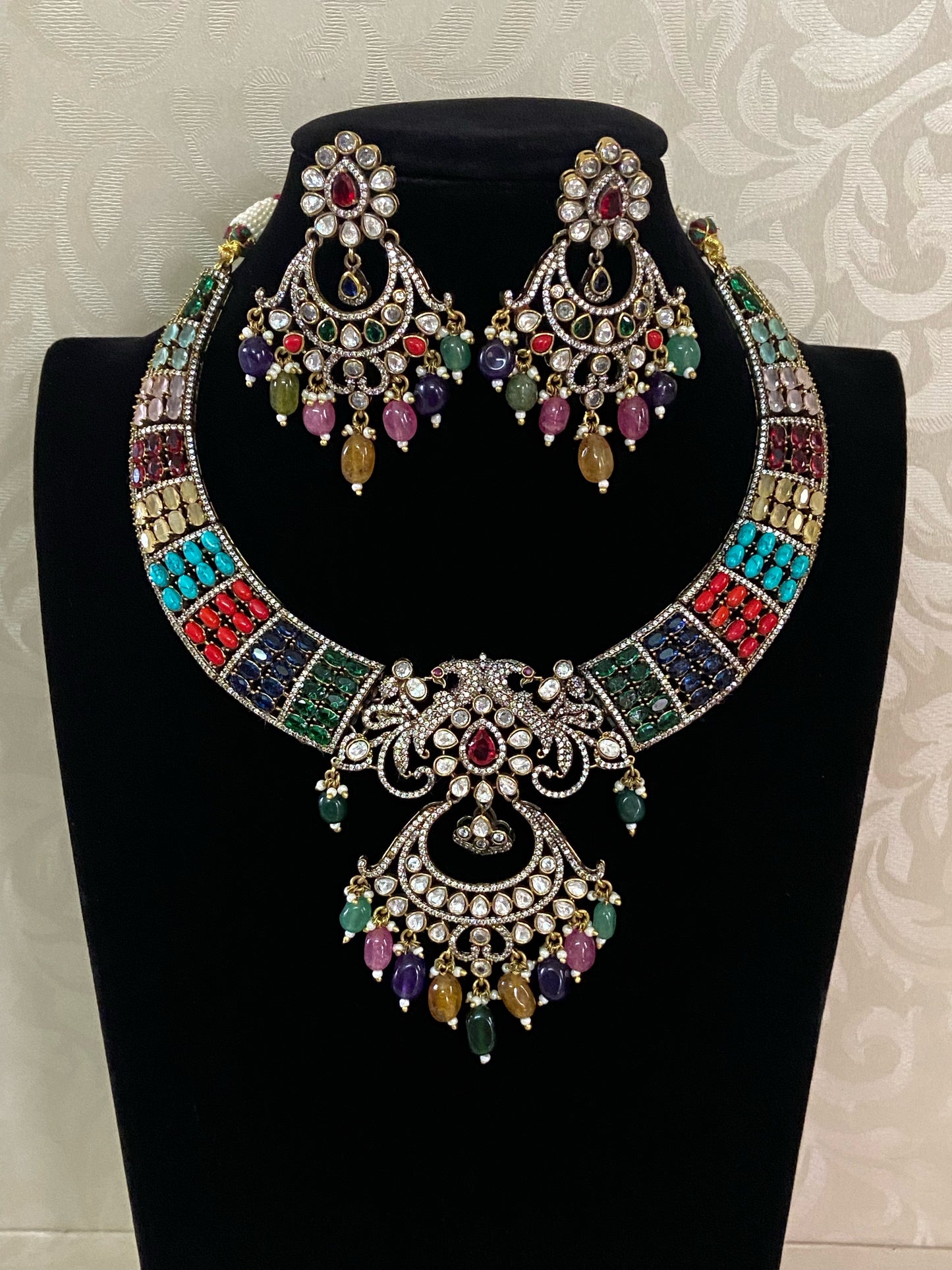 Victorian ad necklace | Latest Indian jewelry in USA