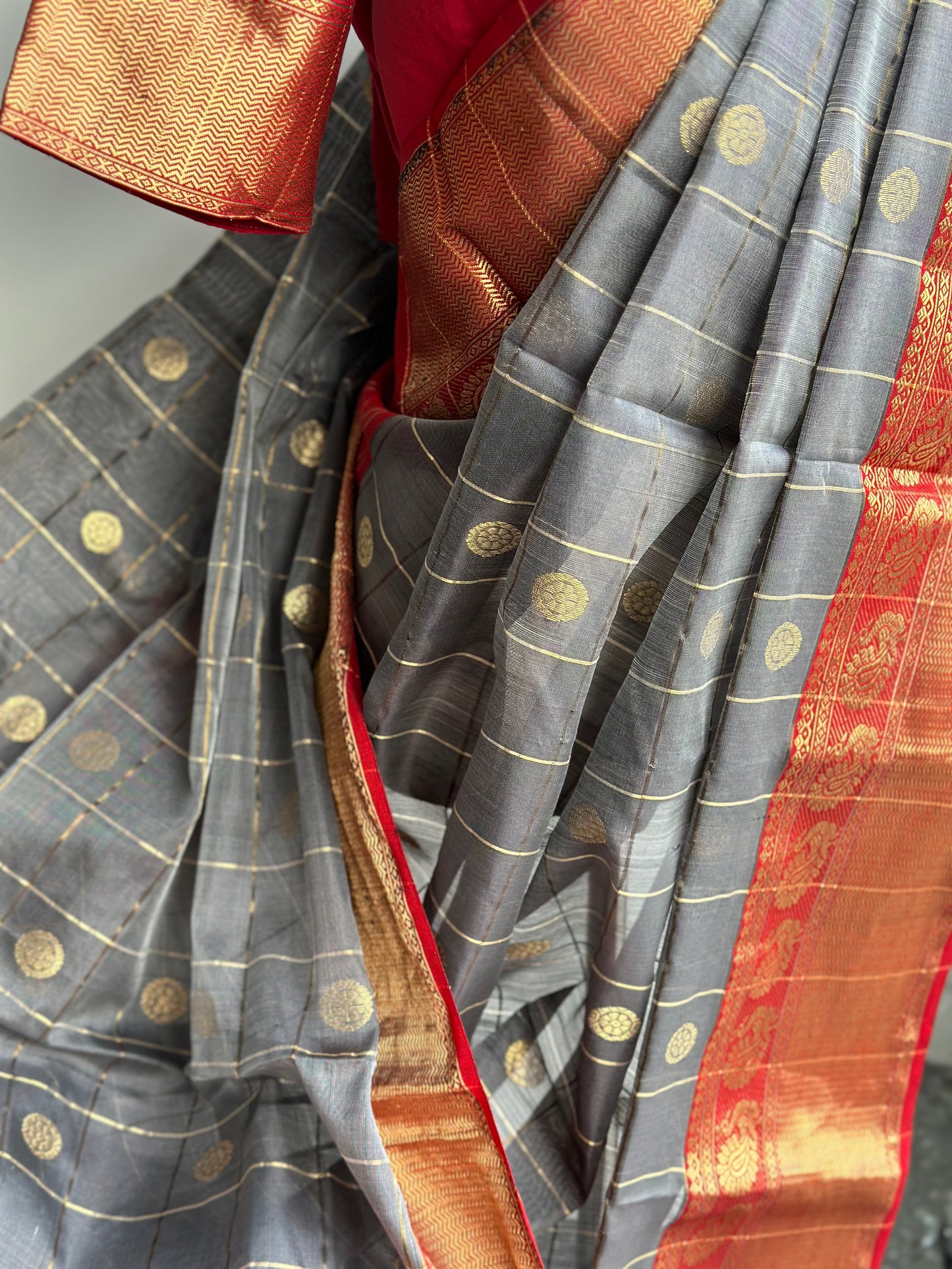 Handloom Chanderi pattu saree | Pattu saree with blouse