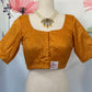 Mustard brocade blouse | Saree blouses in USA