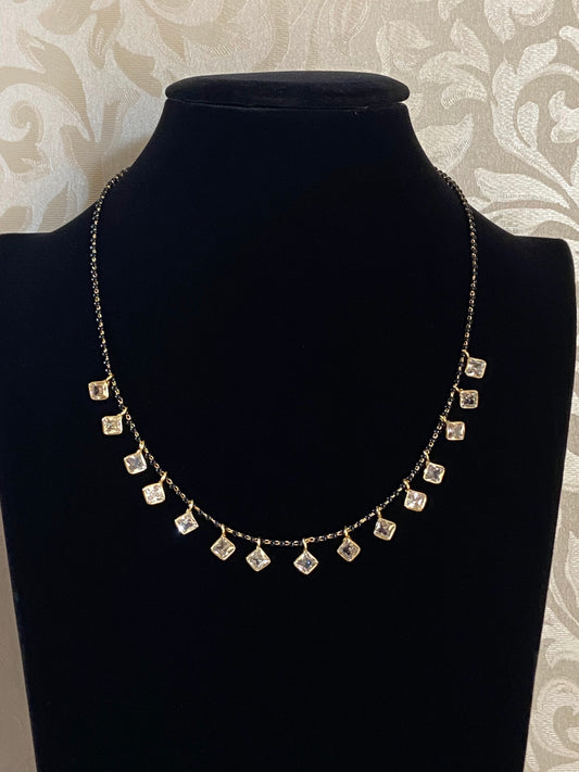 Black beads necklace | Mangalsutra