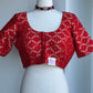 Red Banaras brocade blouse | Saree blouses in USA | Boutique blouses