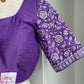 Embroidery lavender blouse | Saree blouses in USA