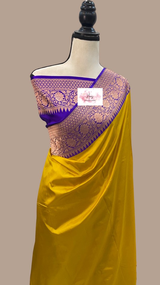 Pure Katan silk kadua saree | Silk mark certified saree